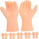 Sosoport Flexible Hands Model for Dolls 6 Pairs Plastic Hand Parts for DIY Doll Crafting Miniature Creations