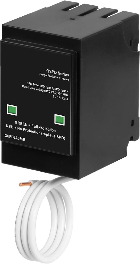QSPD2A035B 35kA Indoor Surge Protective Device for Siemens, Whole House Surge Protector Breaker for Electrical Panel