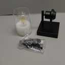 Battery Operated Wall Sconce , Black Rechargeable Wall Lights with Timer Function, Easy Install Dimmable Wireless Wall Lamps Sconces Wall Decor for Living Room Bedroom Hallway, 10000mAh-4W