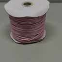 MECCANIXITY Waxed Cord 2.5mm Waxed Polyester Cord 87 Yard Wax String for Bracelet Making, Necklaces, Beading, Jewelry Making and DIY Crafts(Light Pink)