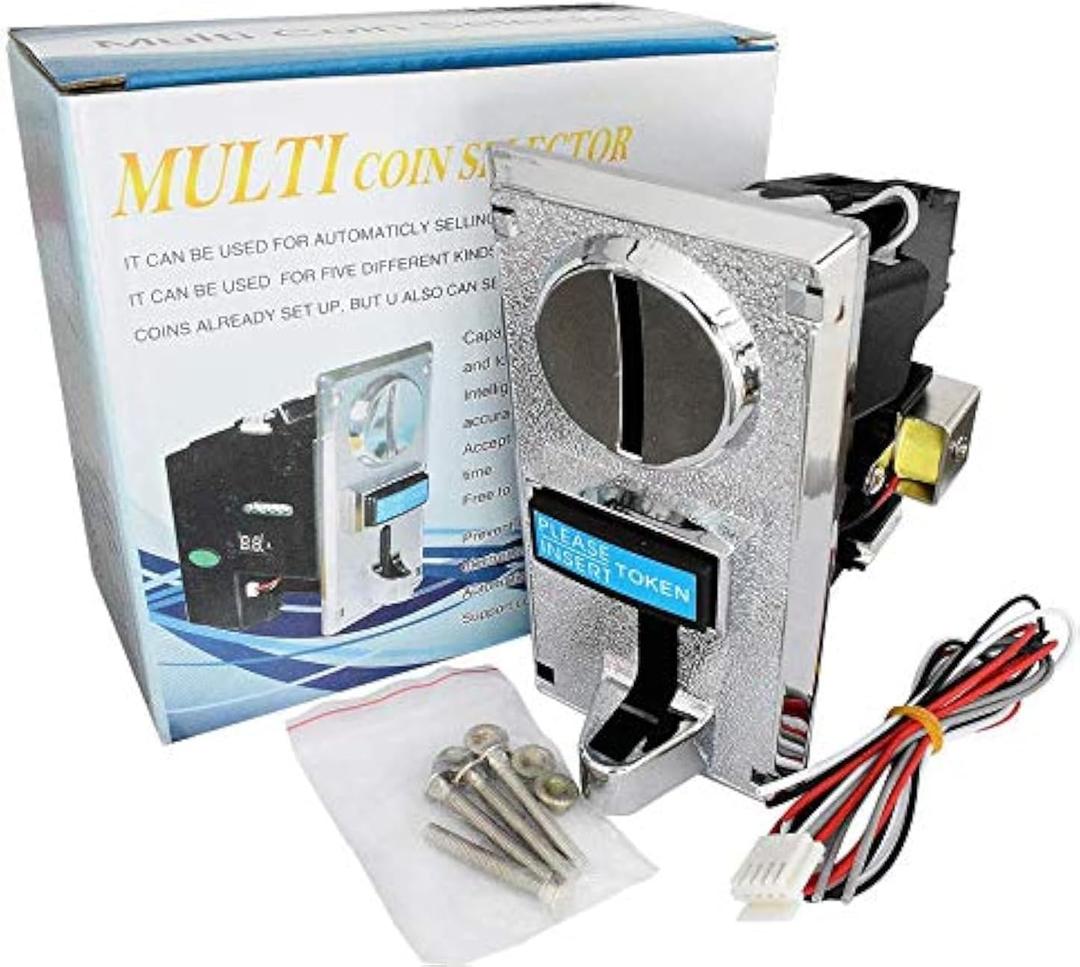 BLEE 6 Type Coins CPU Multi Coins Acceptor Selector Programmable for Arcade Video Games Vending Washing Machine Part Support Multi Signal Output