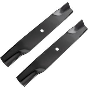 AM137324 Lawn Mower High Lift Blade, Compatible with John Dee re 38 Inch Deck 116H LX172 LX176 LT150 STX38 GT242 Sabre 1538H Lawn Tractors, Replace AM141041, 2 Blades