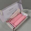 Bala Bars Dumbbell Set for Women & Men - Set of 2 Bars Designed for Walking, Strength Training, HIIT, Boxing & Aerobics - Hand Weights for Working Out at Home (3 LB, Blush)