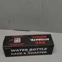 Bike Water Bottle Holder Combo - 20 Oz Squeeze Bottle & Bicycle Mount Cage Rack, No Screws Needed, Durable Alloy - Fits All Handlebar Bikes & MTB Mountain Road - for Adults, Kids (Orange)