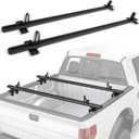 SCITOO Truck Bed Cargo Rack Truck Bed Extender Compatible for 79" Black Pickup Truck Cargo Carrier