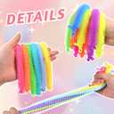 20 PCS Stretchy Fidget Toy,Colorful Stretchy Strings Fidget Toy for Children's Day Gift, Kids, Adults, Boys, Girls, Stress Relief, Calming and Relaxing Present 