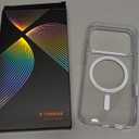 TORRAS Stronger Magnetic Shockproof for iPhone 17 Pro Case, Compatible with MagSafe, Military-Grade Drop Protection, Camera Control, DIY Button, Slim Clear Phone Case for iPhone 17 Pro, Clear