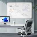 Dry Erase Calendar Whiteboard for Wall, Polegas 24" X 36" Magnetic Dry Erase Board Whiteboard Calendar, Large White Board Calendar with Lines, Wall Hanging Monthly Calendar to Do List Schedule Board (24in*36in)