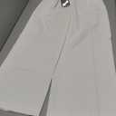 FUNYYZO Wide Leg Pants Women's High Elastic Waisted in The Back Business Work Trousers Long Straight Suit Pants, Size S