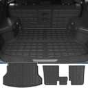 powoq Trunk Mat Compatible with 2014-2020 Nissan Rogue SV S SL Cargo Mat TPE Backrest Trunk Liner Cargo Liner Replacement for 2014-2020 Nissan Rogue Accessories