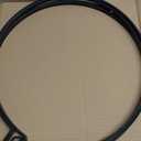 Metal Circle Trellis, Garden Sculpture Globe Topiary for Climbing Plants Outdoor Potted Round Planter Trellis Black Dcor Garden Ornament for Patio Doorway Home Urn Filler-18.5"x14.96", 2Pack