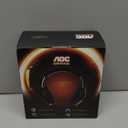 AOC Wireless Gaming Headset Compatible with PS5/4, Nintendo Switch, PC, Bluetooth 5.4 & 2.4GHz Gaming Headphones with Noise Canceling Mic, RGB, Type-C, 20ms Latency, 45H, 7.1 Virtual Surround- Black