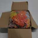 DearHouse 2 Pack Fall Garland Maple Leaf, 5.9Ft/Piece Hanging Vine Garland Artificial Autumn Foliage Garland Thanksgiving Decor for Home Wedding Fireplace Party Christmas (Orange)