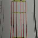 Clothes Rack, Hexagonal Rotating Clothes Rack Home Plastic Clothes Drying Rack Movable Balcony Bedroom Clothing Storage Rack with Pulleys(Preto,40x80x178cm)