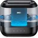 Dreo Humidifiers for Bedroom, Top Fill 4L Supersized Cool Mist Humidifier with Oil Diffuser and Nightlight, 32H Runtime, Quiet Ultrasonic Humidifiers for Home, Large Room, Baby Nursery and Plants (Black)