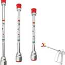 Airless Paint Sprayer Spray Gun Tip Extension Pole Rod Airless Sprayer Gun Spray Painting Wand (7.8+16+24inch)