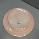 Tulip Organic Pink/White Combo Plates, 7.5 & 10 Inch, Case of 128 (4 packs x 32)