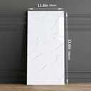 Haimin Wall Panels Peel and Stick 10 Pieces 23.6x11.8in (19.4 Sq. Ft. Coverage) Lightweight Backsplash Marble Look Tile (not Real Marble) Ideal for Kitchen Bathrooms Living Rooms Bedrooms (White-LYB)