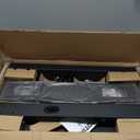 Steel Base Rolling TV Stand with Power Outlet for 32-75 inch TVs up to 110 lbs, Leveling & Tilt & Swivel Mobile TV Stand with Hidden Wire Management, Height Adjustable Portable Tv Stand, Black