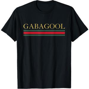 GABAGOOL - Satirical Italian Slang T-Shirt, Male XL