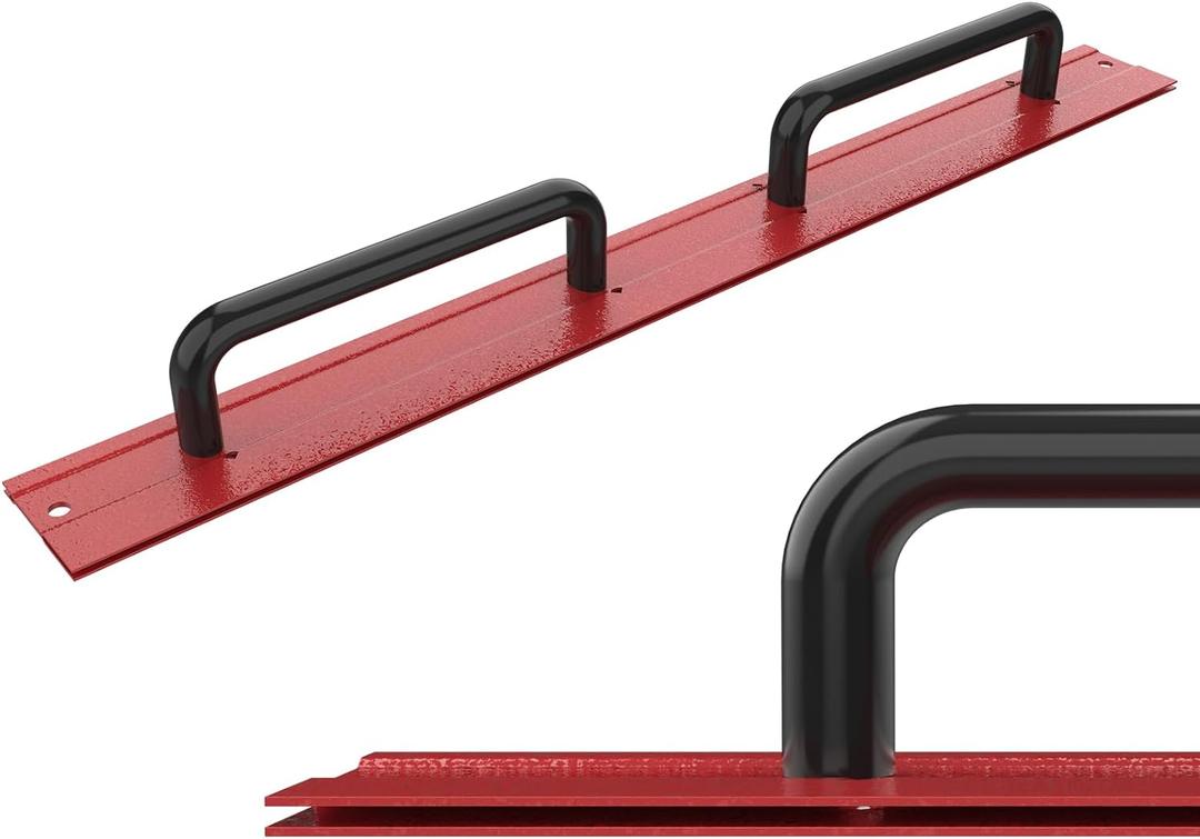 24 In 16 Ga Steel Sheet Metal Folding Tool with Grips for Creating Uniform Folds Fits HVAC Applications and Pipefitter, Red, Pack of 1