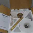 LANMEL 42'' Ceiling Fan with Lights and Remote, Low Profile Modern Ceiling Fan Gold, 6 Speed, Reversible, 3000k-6000k LED, Quiet DC Motor for Indoor Outdoor Bedroom Living Room