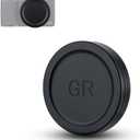 JJC Aluminum Lens Cap Cover Protector for Ricoh GR IIIx GR IIIx HDF GR3x HDF GR III GR III HDF GR3 HDF GR II GR2 with Soft EVA Interior -Black (Lens Cap for GR III/GR IIIx)