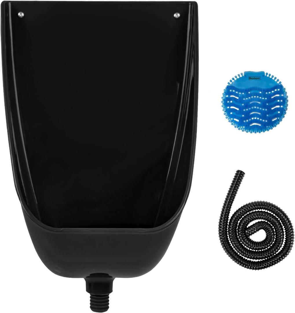 Dvkori Plastic Urinals For Men,Black,Urinals For Men,Urinal,Male Urinal,Urinals,Outdoor Toilet,Mens Urinal,Urinal For Men,Waterless Urinal,Urine Diverter,Urinals For Men Bathroom,Urinals Large