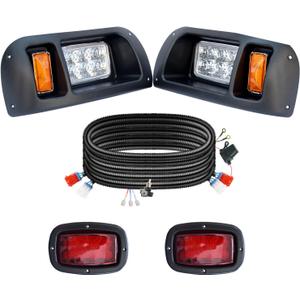 LED Golf Cart Headight Taillight Kit for Club Car Ds 1993-UP 12V Upgrade Basic Light Kit Compatible with Club Car DS
