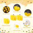 Pickmesh 50 Sets Bee Theme Baby Shower Party Favors 50 Pcs Bee Candles 50 Pcs Honey Jars Thank You Cards 50 Pcs Yellow Organza Bags Return Gifts for Guests Gender Reveal Game Prizes Party Supplies