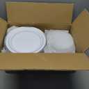 Goodluck 200PCS Silver Plastic Plates,Heavy Duty Disposable Silver Plates with 100 10.25 inch Dinner Plates and 100 7.5 inch Dessert Plates, Disposable Plates for Party, Holiday, Wedding