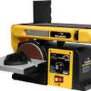 Woodskil Variable Speed Belt Disc Sander, 4 x 36 Inch Belt & 6 Inch Disc 3A Benchtop Sander Combo Machine, 2000-4000 RPM, 1060-2110 FPM for Woodworking, DIY
