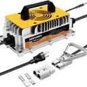 24V 30A Forklift Battery Charger, 24V 30A Smart Trickle Charger, 24 Volt Battery Charger for Lead-Acid/AGM/Gel Batteries, Suitable for Sicorssors Lift, Pallet Jack, Lawn Mower, Floor Scrubberb