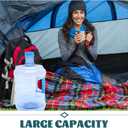 Alipis 2 Gallon Water Jug Portable Pc Water Bucket with Handle Large Capacity Outdoor Container Camping Supply Transparent Durable