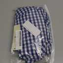 Agnes Orinda Plus Size Gingham Dresses 1950s Vintage Plaid Round Neck Short Sleeve Tiered Midi Summer Dress, 3X