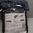 ALIECOM Stretch Corner Sectional Couch Covers L Shape Sofa Covers Washable Sectional Slipcovers U Shape Jacquard Living Room Pet Dogs Furniture Protector with Elastic Bottom (Dark Grey, X-Large)