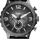 Fossil Men's Nate Quartz Stainless Steel Chronograph Watch