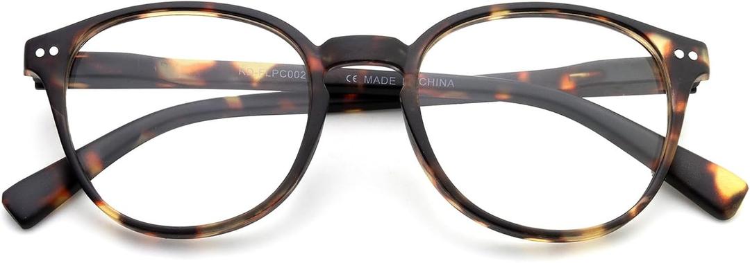 Round Reading Glasses for Women Men（+3.5）