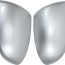 ApplianPar 2Pcs Silver Driver and Passenger Side Mirror Cover Cap for 3 2009 2010 2011 2012 2013