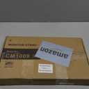 TAVR Dual Monitor Stand Riser Office Desktop Organizer Stand for 2 Monitors, Adjustable Length and Angle 3 Shelf, Extra Long Multifunctional Stand up to 43.3" fit Computer, Laptop, TV, Black