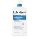 Lubriderm Fragrance Free Daily Moisture Lotion + Pro-Ceramide, Shea Butter & Glycerin, Face, Hand & Body Lotion for Sensitive Skin, Hydrating Lotion for Healthier-Looking Skin, 24 fl. oz