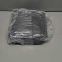 GRT Full Size Grey Quilted Fitted Mattress Pad, 100% Waterproof Breathable Mattress Protector, Noiseless Hollow Cotton Mattress Topper, Fitted 8"-19" Deep, Dust Proof