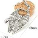 Star Wars Millennium Keychain Metal Alloy Bottle Opener & Keychain
