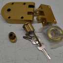 MY MIRONEY Jimmy Proof Deadbolt Lock Heavy Duty Safety Single Cylinder Locking Deadbolt with Keys