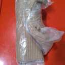 Goodthreads Women's Cotton Shaker Stitch Deep V-Neck Sweater M