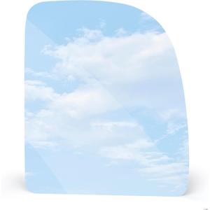 TOEMIRR Mirror Glass Passenger Right Side fit for 2002-2014 Ford E-Series and Ford Econoline 00-05 Ford Excursion 99-07 Ford F-250 F-350 F-450 F-550 Super Duty with Adhesive Convex No Backing Plate