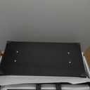 Small Standing Desk with Wheels, Mobile Stand Up Desk, Portable Standing Table on Wheels for Walking Pad, Rolling Computer Desk Adjustable Height, Tall Table (Black)