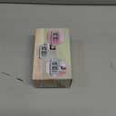 Peakeep Night Light Digital Alarm Clock Battery Operated with Indoor Temperature, Desk Small Clock (White)