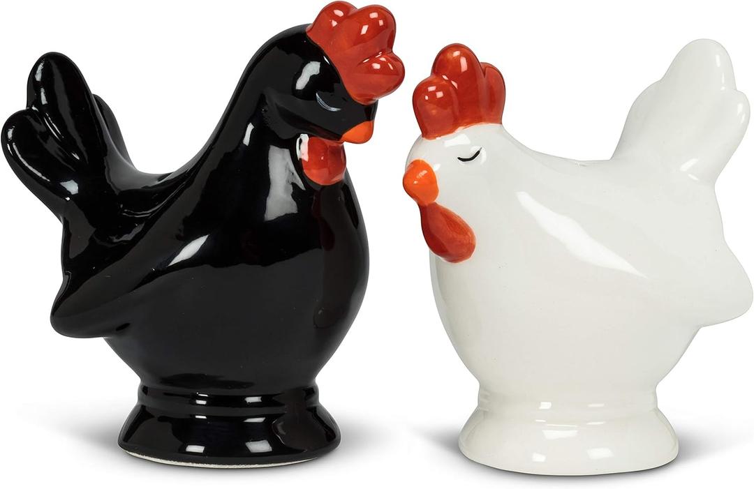 Abbott Collection Chickens Salt & Pepper-3" H