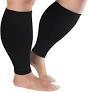 Calf Compression Sleeve Calf Sleeve Calf Swelling Socks Elastic Calf Stockings Calf Compression Tube, 2XL
